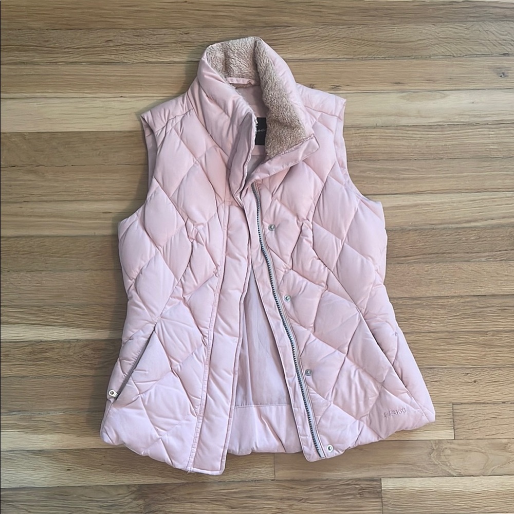 Eddie Bauer Women's Pink Quilted Vest
